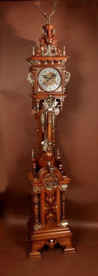 Exhibition Quality Black Forest LFS Longcase Clock c.1876