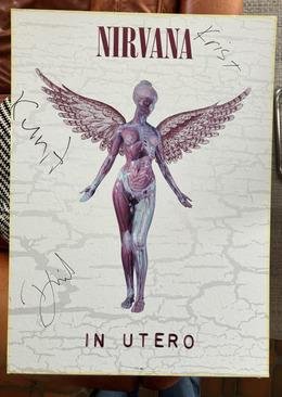 Nirvana band Autographs
