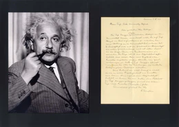 Albert Einstein Autograph