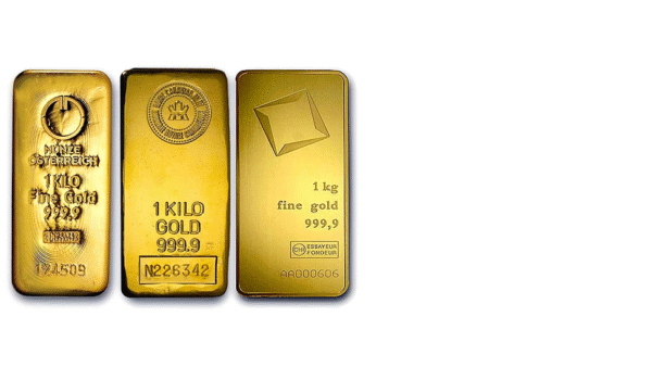 1 kilo Gold Bar Various Mints
